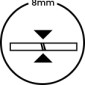 Epaisseur 8 mm