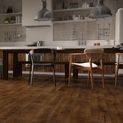Parquet contrecollé Marla chêne foncé