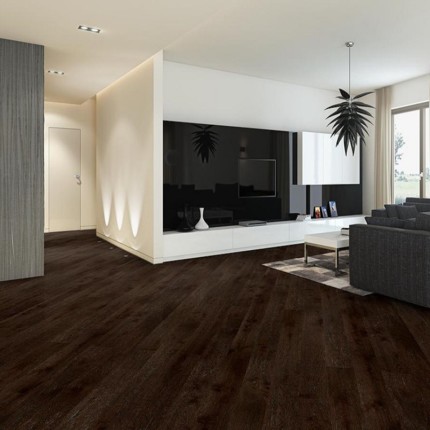 Parquet contrecollé Affoga vernis foncé