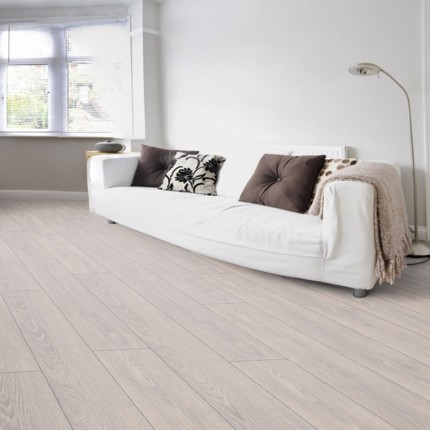 Parquet stratifié 12 mm Coton clair