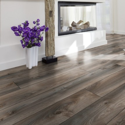 Parquet stratifié 12 mm Bergen Gris