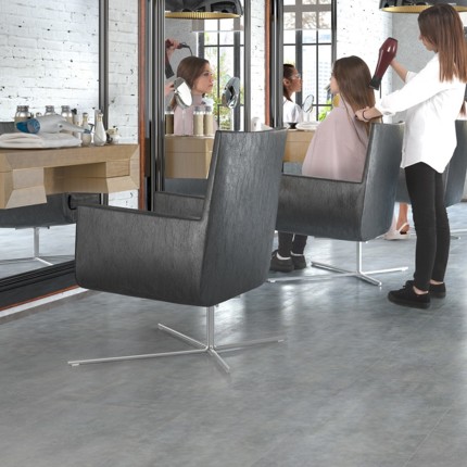 Parquet stratifié imitation carrelage 8 mm Perle