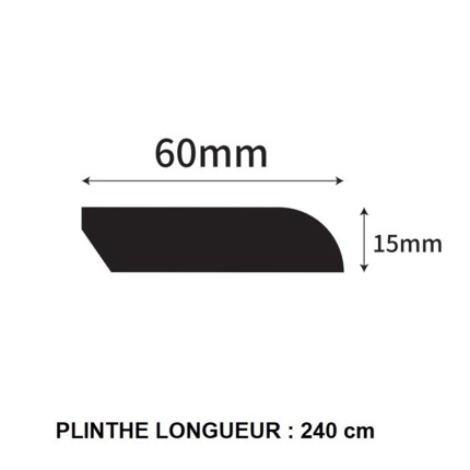 Plinthes stratifié TOFFEE