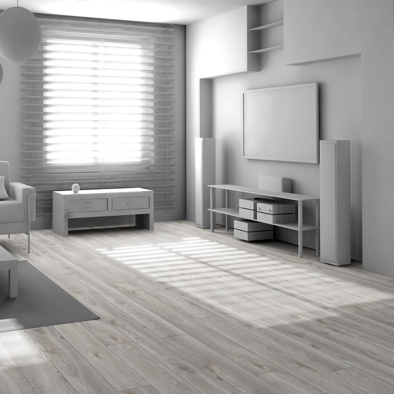 Parquet stratifié 12 mm Bergen white 2