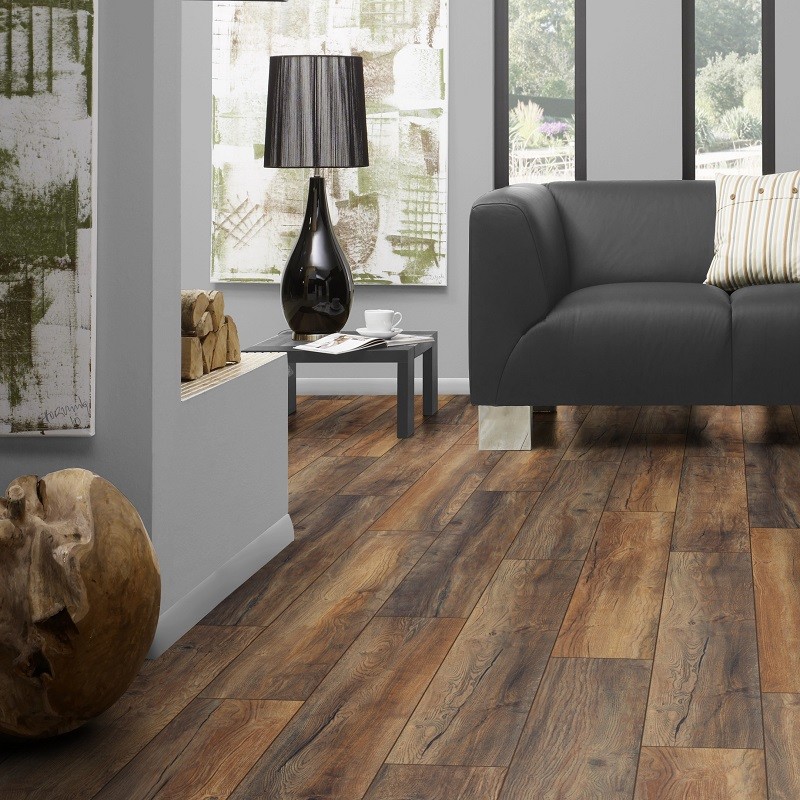 Parquet stratifié 12 mm Harbour Marron