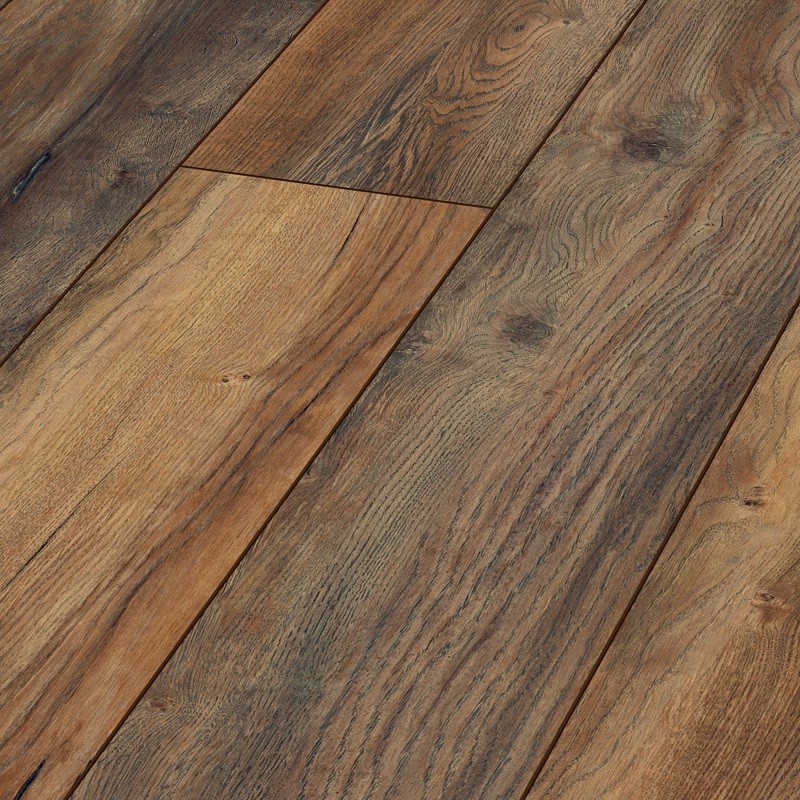 Parquet stratifié 12 mm Harbour Marron  zoom