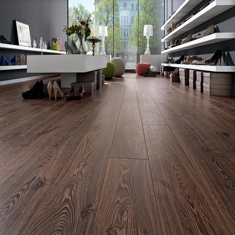 Parquet stratifié 12 mm Timeless Marron