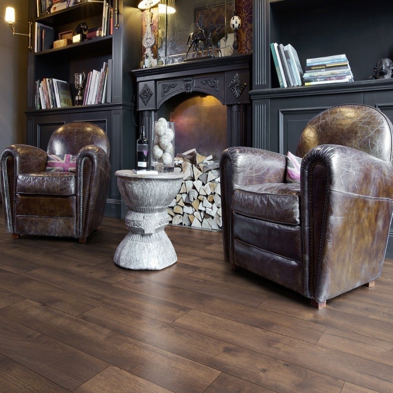 Parquet stratifié 12 mm Patterson marron chic