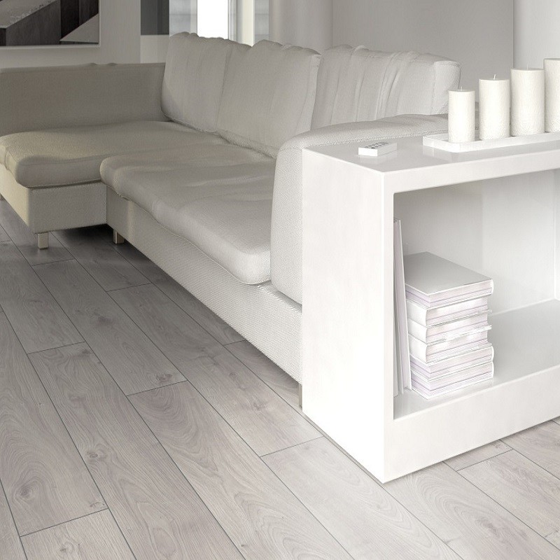 Parquet stratifié 8 mm Sèvre chêne gris 2