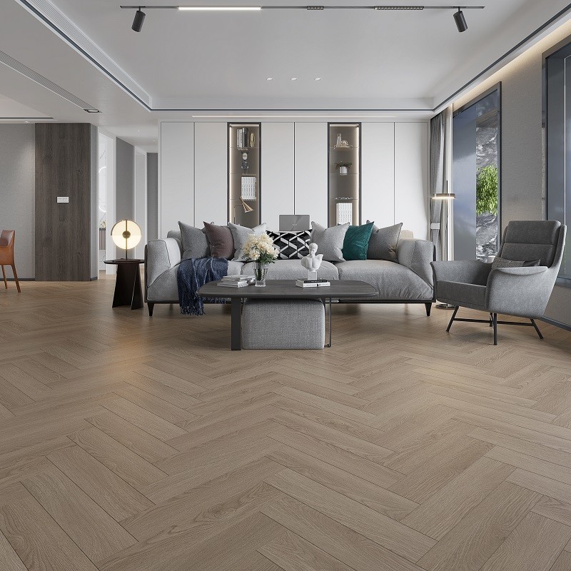 Parquet sol chevron Herringbone