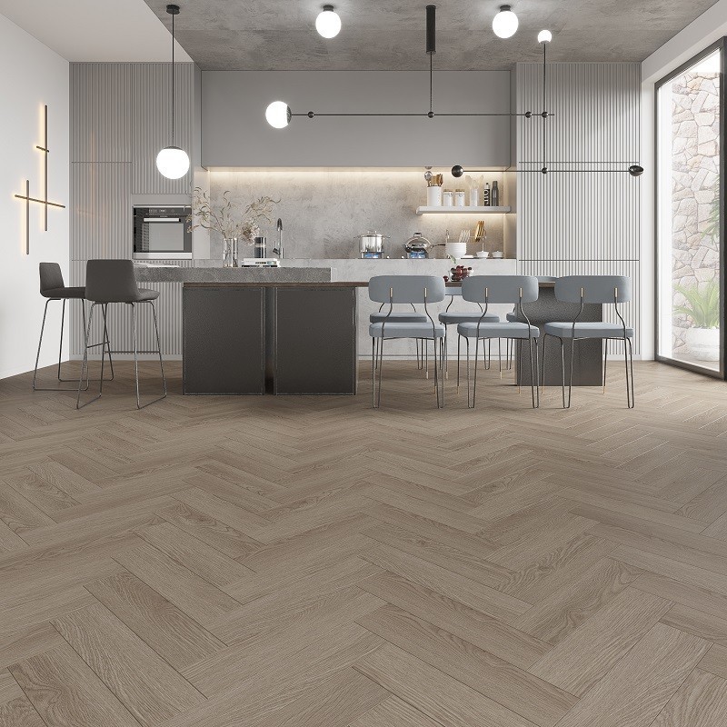 Parquet chevron chene stratfié